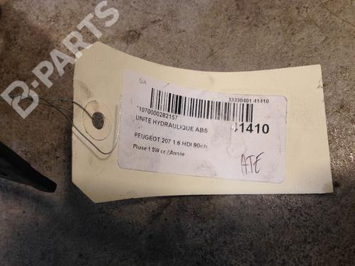 ABS pump PEUGEOT 207 SW (WK_) 1.6 HDi | BP9614332M43 