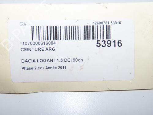 Rear left seatbelt DACIA LOGAN MCV (KS_) 1.5 dCi (KS04) | BP33298093I29 - Image 6