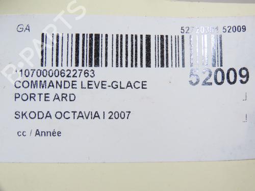 Høyre bak elrute bryter SKODA OCTAVIA II Combi (1Z5) 1.9 TDI | BP28831769I28 