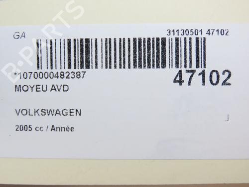 Venstre Styrespindel Lejehus VW TRANSPORTER T5 Bus (7HB, 7HJ, 7EB, 7EJ) 1.9 TDI (105 hp) 28829808