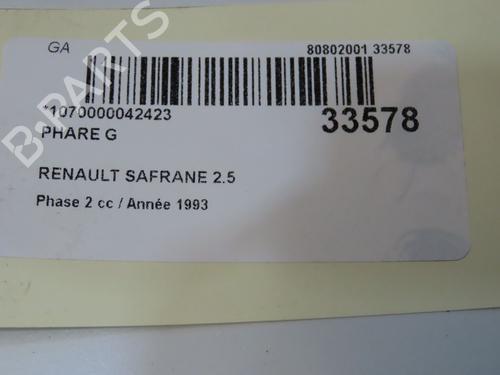 Optica esquerda Optica esquerda RENAULT SAFRANE I (B54_) 2.5 dT (B548) (113 hp) 23177724 23177724