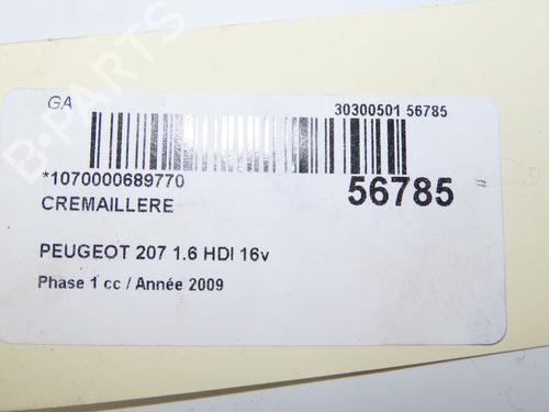 Steering rack PEUGEOT 207 (WA_, WC_) 1.6 HDi | BP31692736M22 