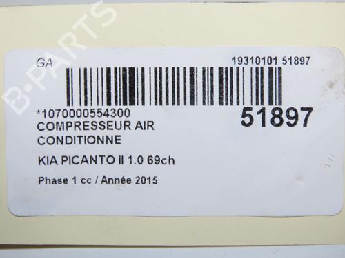 AC compressor KIA PICANTO II (TA) 1.0 | BP33561769M34 - Image 9