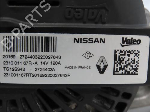 Generator DACIA SANDERO II 1.0 SCe 75 (B8JC, B8JD, B8NC) | BP20340045M7 