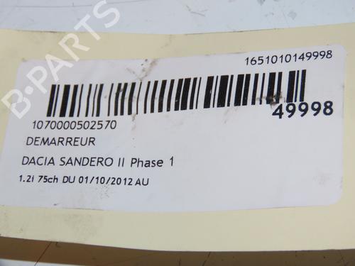 starter-dacia-sandero-ii-12-233008504r-2012-17037331 main image