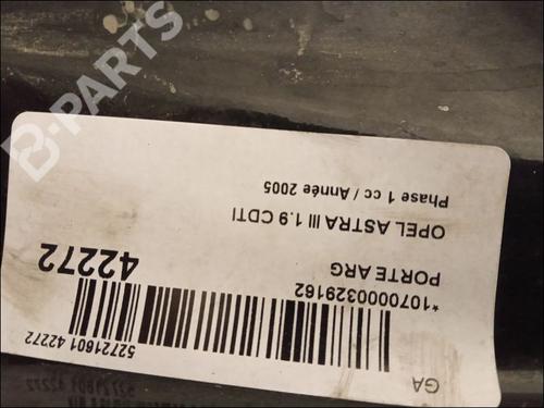 Left rear door OPEL ASTRA H (A04) 1.9 CDTI 16V (L48) | BP9619031C4 