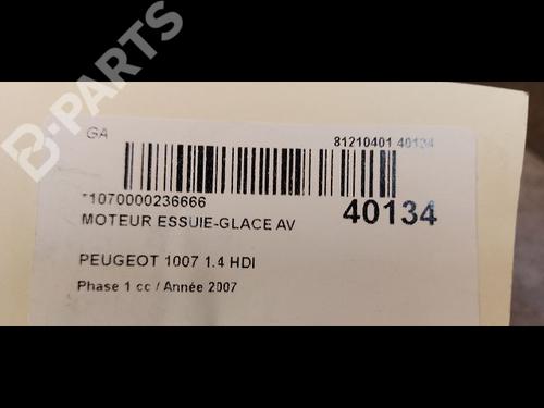 Front wiper motor PEUGEOT 1007 (KM_) 1.4 HDi | BP9608287M29 