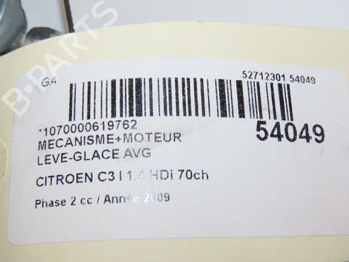 Front left window mechanism CITROËN C3 I (FC_, FN_) 1.4 HDi | BP29441759C22 