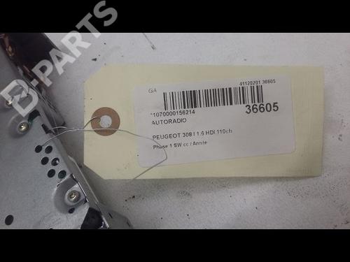 Radio PEUGEOT 308 SW I (4E_, 4H_) 1.6 HDi | BP9601027E6 