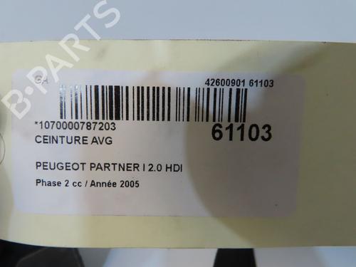 Used Front left seatbelt Front left seatbelt 38762297 38762297