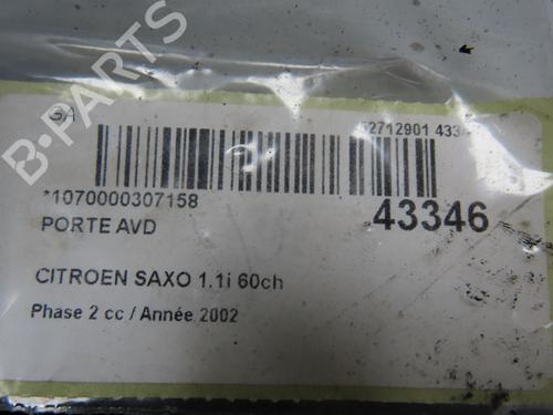 Right front door CITROËN SAXO (S0, S1) 1.1 X, SX | BP24358981C3 