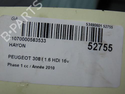 Used Tailgate PEUGEOT 308 I (4A_, 4C_) 1.6 HDi (92 hp) 26383729