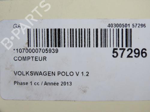 Kombiinstrument Kombiinstrument VW POLO V (6R1, 6C1) 1.2 TSI (105 hp) 36427029 36427029