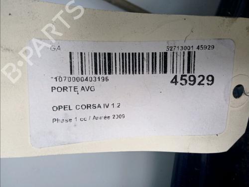 Left front door OPEL CORSA D (S07) 1.2 (L08, L68) | BP11755309C2 