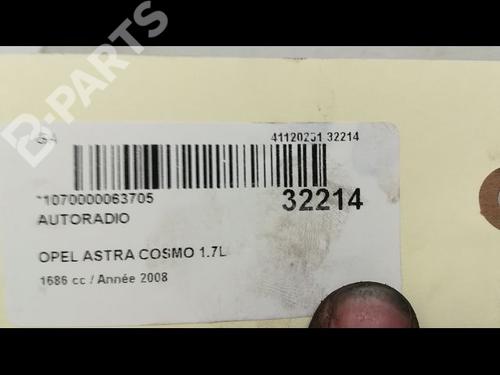 Radio OPEL ASTRA H GTC (A04) 1.7 CDTI (L08) | BP9595195E6 