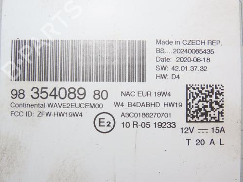 Used Radio PEUGEOT 208 II (UB_, UP_, UW_, UJ_) 1.2 PureTech 100 (101 hp) 26381239