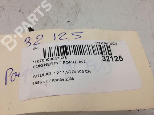 Front right interior door handle AUDI A3 (8P1) 1.9 TDI | BP9593798I14 