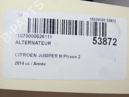 Alternator CITROËN JUMPER II Van 2.2 HDi 130 | BP29128752M7