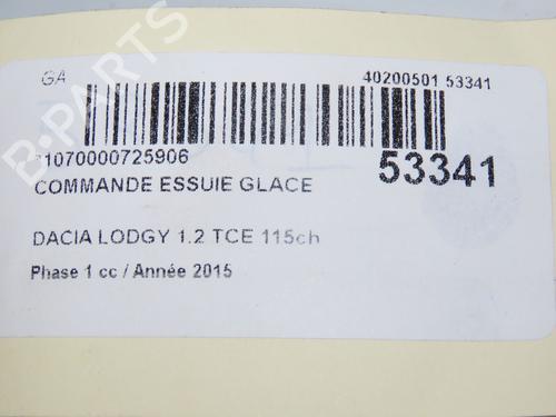 Used Steering column stalk DACIA LODGY (JS_) 1.2 TCe (JSAY, JSM0) (115 hp) 32691174