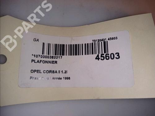 Interior roof light OPEL CORSA B (S93) 1.2 i 16V (F08, F68, M68) | BP11103942I8 