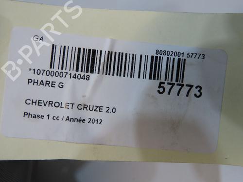Left headlight CHEVROLET CRUZE (J300) 2.0 CDI | BP36495716C28 - Image 2