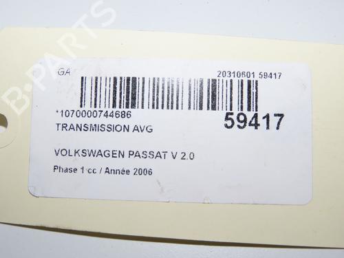 Left front driveshaft VW PASSAT B6 (3C2) 2.0 TDI 16V | BP36395764M38 - Image 5