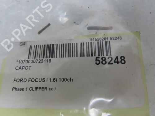 Used Hood Hood FORD FOCUS I Turnier (DNW) 1.6 16V (100 hp) 36657659 36657659