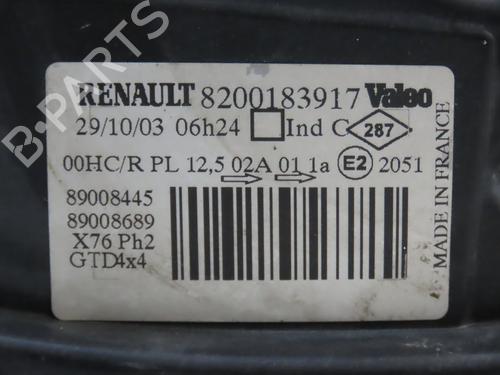 Left headlight RENAULT KANGOO (KC0/1_) 1.9 dCi 4x4 | BP26383756C28