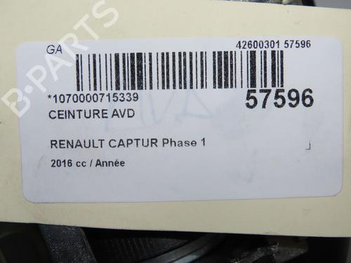 Front right seatbelt RENAULT CAPTUR I (J5_, H5_) 1.5 dCi 110 | BP33836447I25 - Image 7