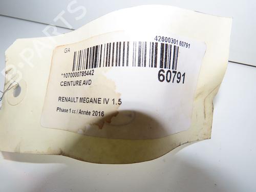 Used Front right belt tensioner Front right belt tensioner 38341663 38341663