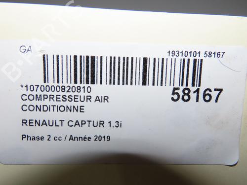 AC compressor RENAULT CAPTUR I (J5_, H5_) 1.3 TCe 150 (J5NK, J5JS) | BP39756438M34 - Image 6