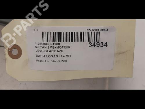 Front left window mechanism DACIA LOGAN (LS_) 1.4 (LSOA, LSOC, LSOE, LSOG) | BP9596851C22 