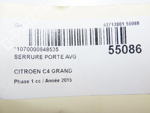 Front left lock CITROËN C4 Picasso II 2.0 BlueHDi 150 | BP29469774C98 