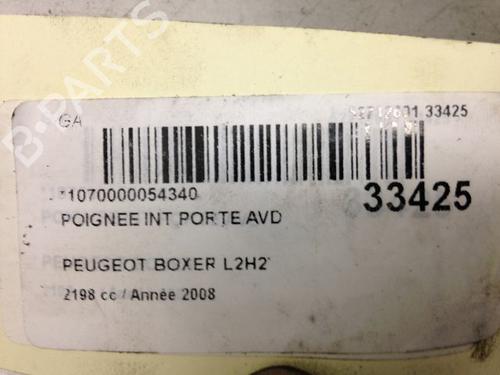 Used Front right interior door handle CITROËN JUMPER II Van 2.2 HDi 100 (101 hp) 23175906
