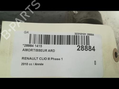 Used Right rear shock absorber RENAULT CLIO III Grandtour (KR0/1_) 1.5 dCi (KR0H, KR1S) (106 hp) 23173487