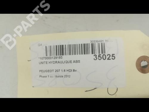 ABS pump PEUGEOT 207 (WA_, WC_) 1.6 HDi | BP9598933M43 