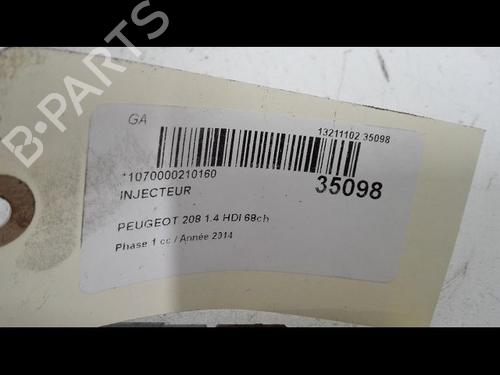 Used Injector PEUGEOT 208 I (CA_, CC_) 1.4 HDi (68 hp) 9604440