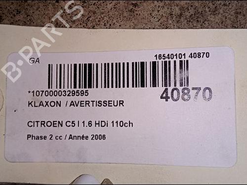 Used Horn CITROËN C5 II (RC_) 1.6 HDi (RC8HZB) (109 hp) 14874798