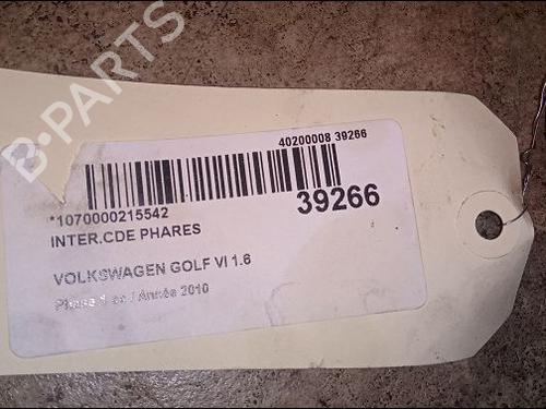 Used Headlight switch VW GOLF VI (5K1) 1.6 TDI (105 hp) 9605919