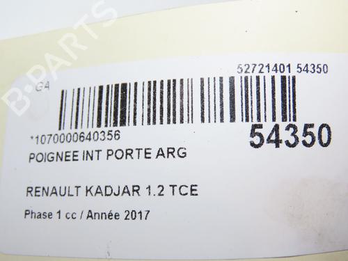 Rear left interior door handle RENAULT KADJAR (HA_, HL_) 1.2 TCe 130 (HLMR) | BP28968956I15 