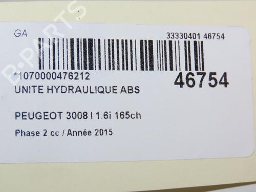 ABS pump PEUGEOT 3008 I MPV (0U_) 1.6 Turbo | BP28829924M43 