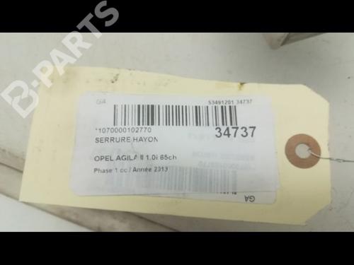 Tailgate lock OPEL AGILA B (H08) 1.0 (F68) | BP9597540C101 