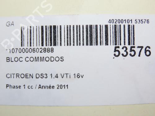 Steering column stalk CITROËN DS3 (SA_) 1.6 HDi 90 | BP28830271I23