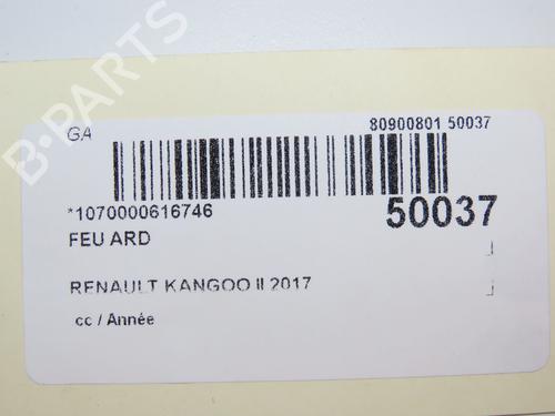 Used Right taillight RENAULT KANGOO Express (FW0/1_) Z.E. (FW0Z, FW1Z) (60 hp) 28446321