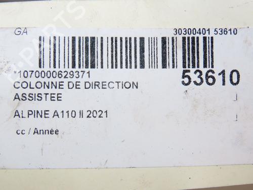 Steering column ALPINE A110 II 1.8 S | BP36052928M21 - Image 4