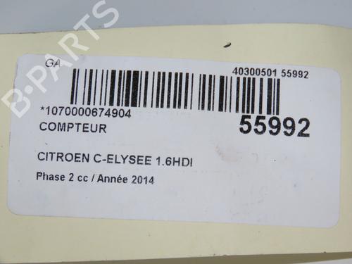 Instrument cluster CITROËN C-ELYSEE (DD_) 1.6 HDI 92 | BP32332347C47 - Image 5