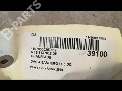 Heater resistor DACIA SANDERO 1.5 dCi | BP11677225M108