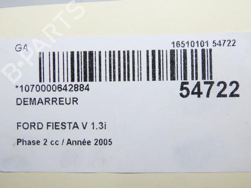 Used Starter Starter FORD FIESTA V (JH_, JD_) 1.3 (69 hp) 32377290 32377290