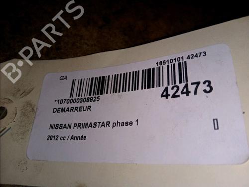 Used Starter NISSAN PRIMASTAR Bus (X83) dCi 120 (114 hp) 9821626