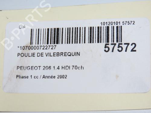 Used Pulley PEUGEOT 206 Van 1.4 HDi (68 hp) 32432895